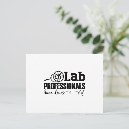 Carte Postale Lab Professionals (Debout devant)