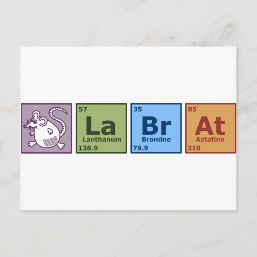 Carte Postale Lab Rat (Devant)
