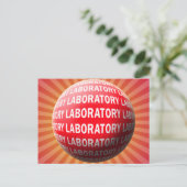 CARTE POSTALE LAB SPHERE 'O SANG - LOGO DE LABORATOIRE (Debout devant)