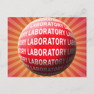 CARTE POSTALE LAB SPHERE 'O SANG - LOGO DE LABORATOIRE