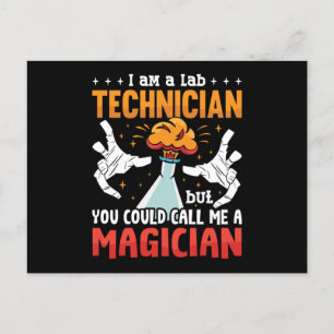 Carte Postale Lab Tech I Am A Lab Technicien Laboratoire Science