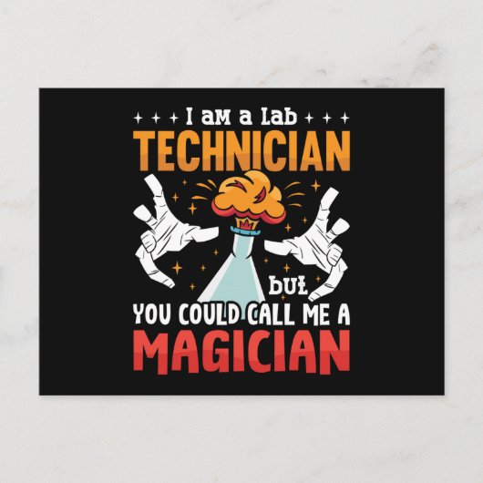 Carte Postale Lab Tech I Am A Lab Technicien Laboratoire Science (Devant)