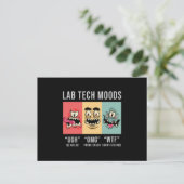 Carte Postale Lab Tech Moods Laboratoire Science Technicien Cade (Debout devant)