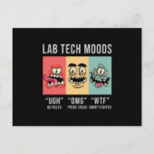 Carte Postale Lab Tech Moods Laboratoire Science Technicien Cade (Devant)