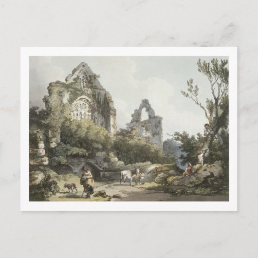 Carte Postale L'Abbaye de Tintern, de 'Le Romantique et pittores (Devant)