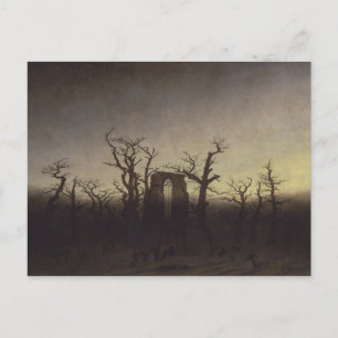 Carte Postale L'abbaye d'Oakwood - Caspar David Friedrich