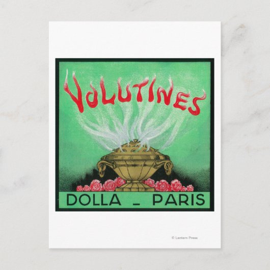 Carte Postale Label de parfum VolutinesParis, France (Devant)