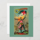 Carte Postale Label du tabac croiséPetersburg, VA (Devant / Derrière)