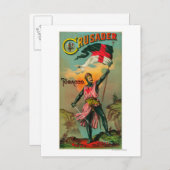 Carte Postale Label du tabac croiséPetersburg, VA (Devant / Derrière)