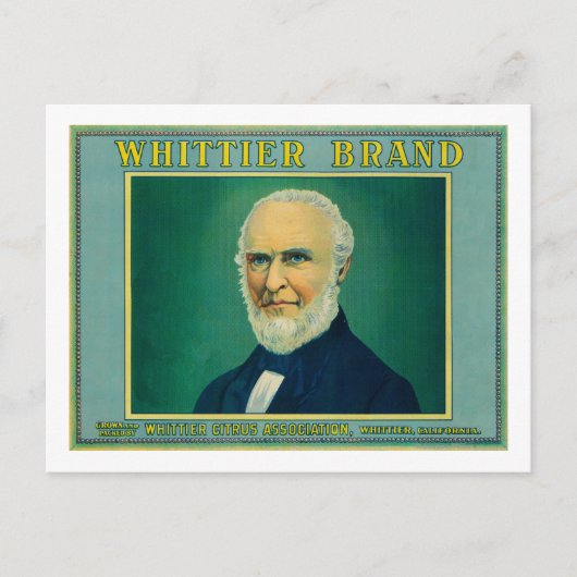 Carte Postale Label Lemon Whittier, CA (Devant)