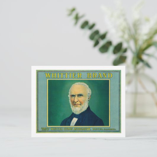 Carte Postale Label Lemon Whittier, CA (Debout devant)