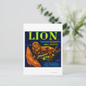 Carte Postale Label Lion Yam Sunset, LA (Debout devant)