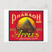 Carte Postale Label Pharaon Apple Crate River, OU (Devant)