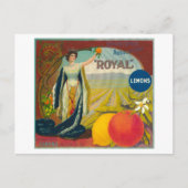 Carte Postale Label Royal Orange Corona, CA (Devant)