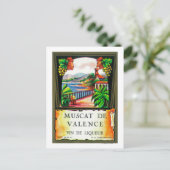 Carte Postale Label Vin Muscat De ValenceEurope (Debout devant)