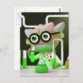 Carte Postale Laboratoire 3d-scientifique (Devant / Derrière)