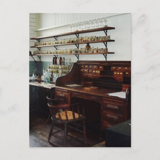 Carte Postale Laboratoire de chimie (Devant)