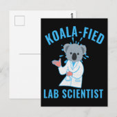 CARTE POSTALE LABORATOIRE KOALA - KOALA LAB TECH (Devant / Derrière)
