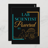 CARTE POSTALE LABORATOIRE SCIENTIFIQUE POWERESSÉ PAR CATS ET CAF (Devant / Derrière)