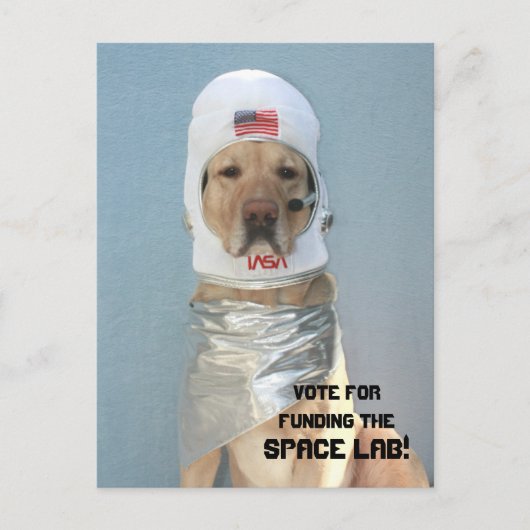 Carte Postale Laboratoire spatial (Devant)