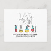 Carte Postale Laboratoire technique (Devant)
