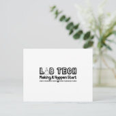 Carte Postale Laboratory Technician Lab Tech Making It (Debout devant)