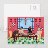 Carte Postale Labrador Chinese Restaurant (Devant / Derrière)