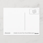 Carte Postale Labrador jaune sur le canapé vert (Dos)