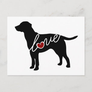 Carte Postale Labrador Love