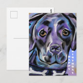 CARTE POSTALE LABRADOR RETRIEVER            (Devant / Derrière)