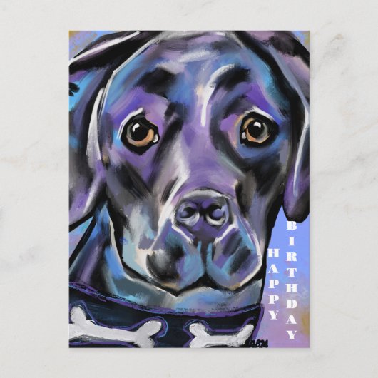 CARTE POSTALE LABRADOR RETRIEVER            (Devant)