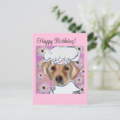 CARTE POSTALE LABRADOR RETRIEVER            (Debout devant)