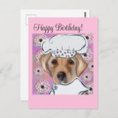 CARTE POSTALE LABRADOR RETRIEVER            (Devant / Derrière)