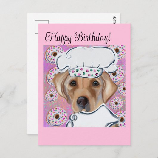 CARTE POSTALE LABRADOR RETRIEVER            (Devant / Derrière)