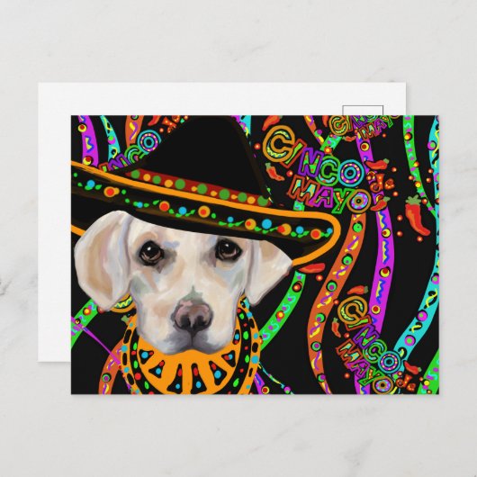 Carte Postale Labrador Retriever (Devant / Derrière)