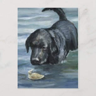 Carte postale "Labrador Retriever" Dog Art