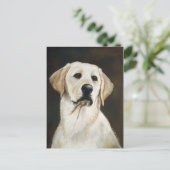 Carte postale Labrador Retriever Dog Art (Debout devant)