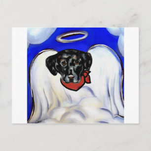 Carte Postale Labrador Retriever noir