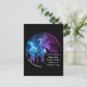 Carte Postale Labrador Retriever Sensibilisation au suicide Amat (Debout devant)