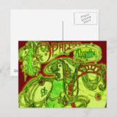Carte Postale L'Absinthe d'Ophélie (Devant / Derrière)