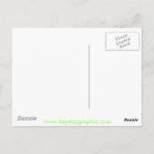 Carte Postale L'ABSINTHE Favorise La Croissance Cardiaque (Dos)