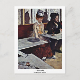 Carte Postale L'Absinthe Par Edgar Degas