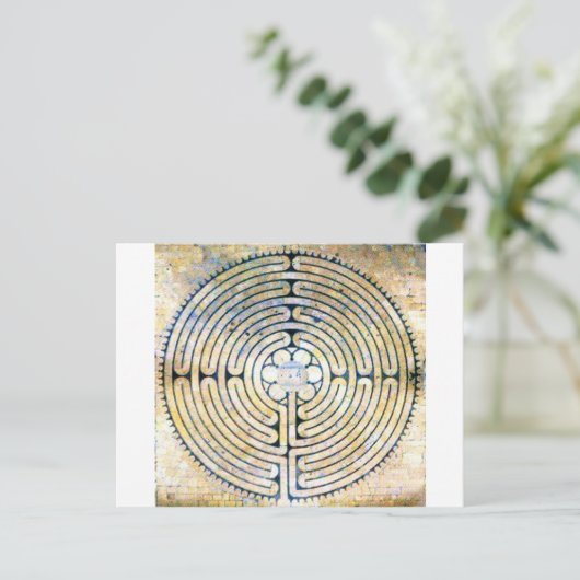 Carte Postale Labyrinthe (Debout devant)