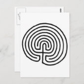 Carte Postale Labyrinthe (Devant / Derrière)