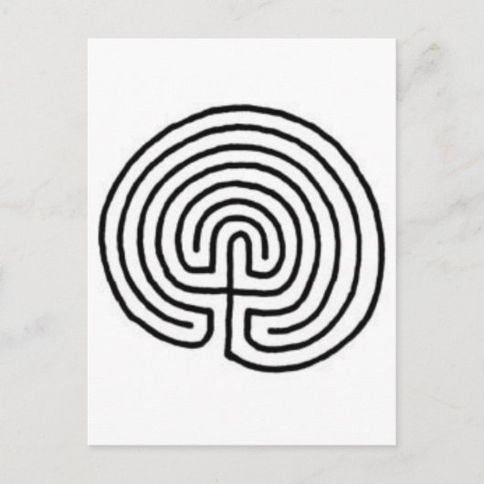 Carte Postale Labyrinthe (Devant)