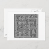 Carte Postale Labyrinthe (Devant / Derrière)