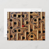 Carte postale Labyrinthe (Devant / Derrière)
