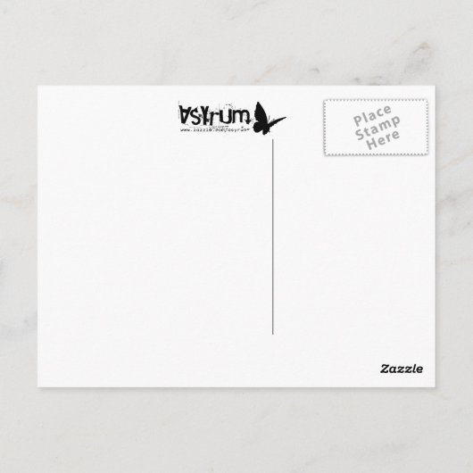 Carte Postale labyrinthe d'amour (Dos)