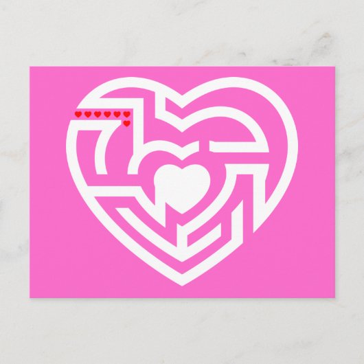 Carte Postale labyrinthe d'amour (Devant)