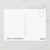 Carte Postale Labyrinthe de perroquets et de graines sur des car (Dos)